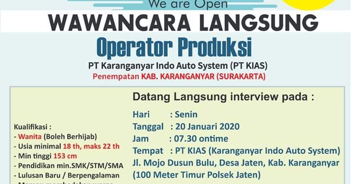 Gaji Pt Kias Karanganyar / Pt Jola Mitra Utama 59 Photos Recruiter Jl Bangka I No 18 Lt 2 Pela ...