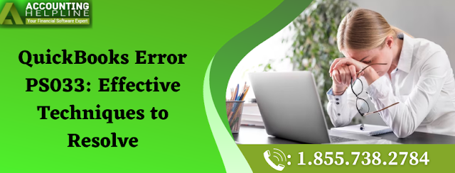 QuickBooks Error PS033