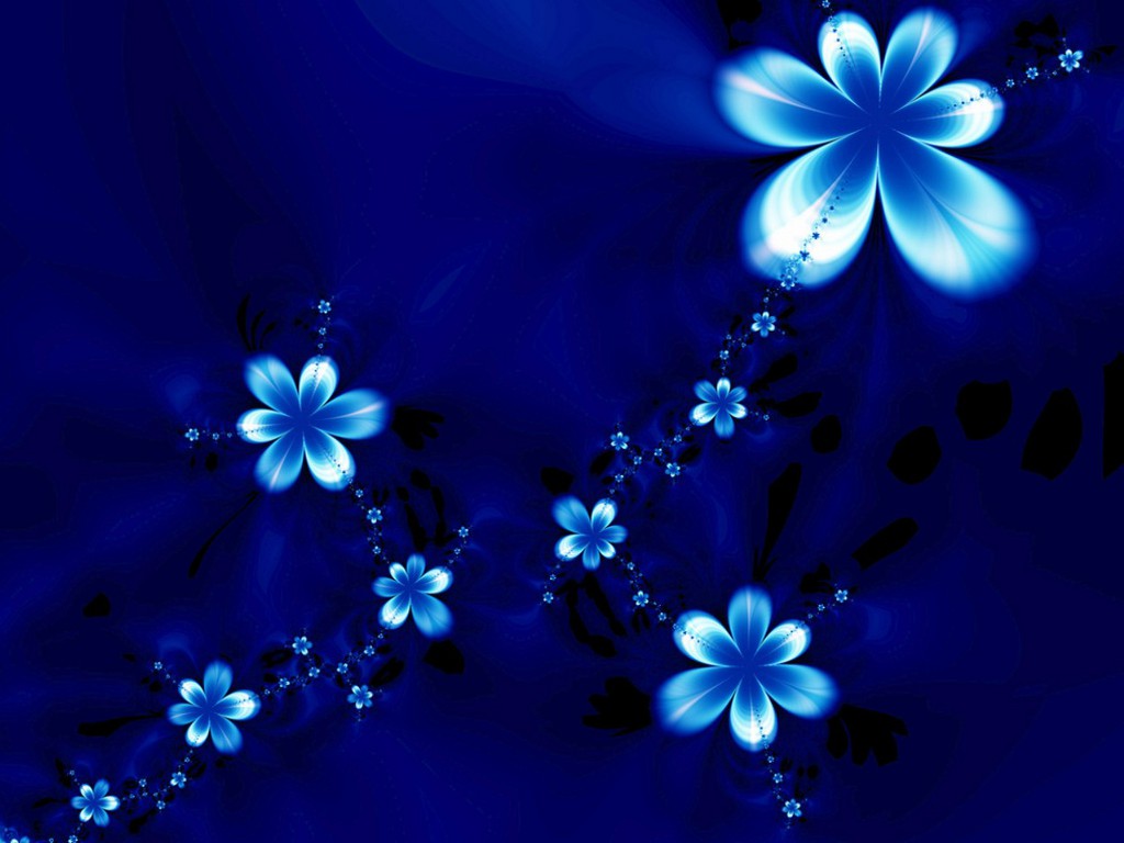 Blue Flower Wallpaper