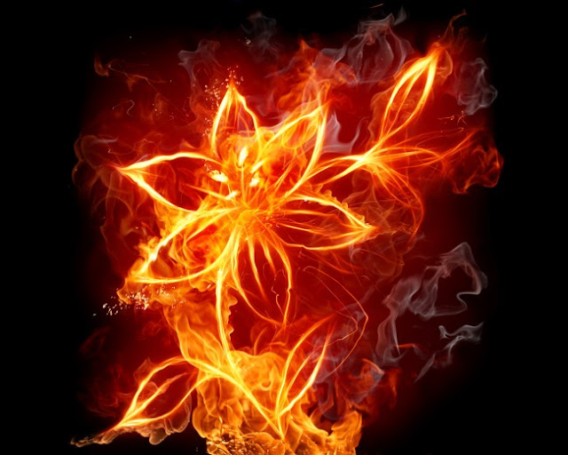 Fire art wallpaper