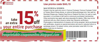 Free Printable Famous Footwear Coupons