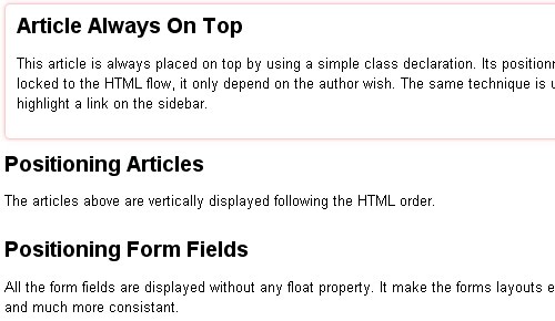 The CSS 3 Flexible Box Model