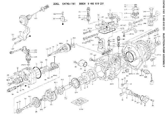 9460610231, 104749-1161 DISTRIBUTOR INJECTION FUEL PUMP ZEXEL