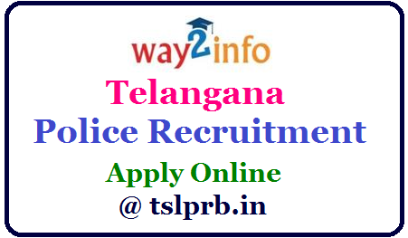 Telangana Police Recruitment 2021 Apply Online @ tslprb.in