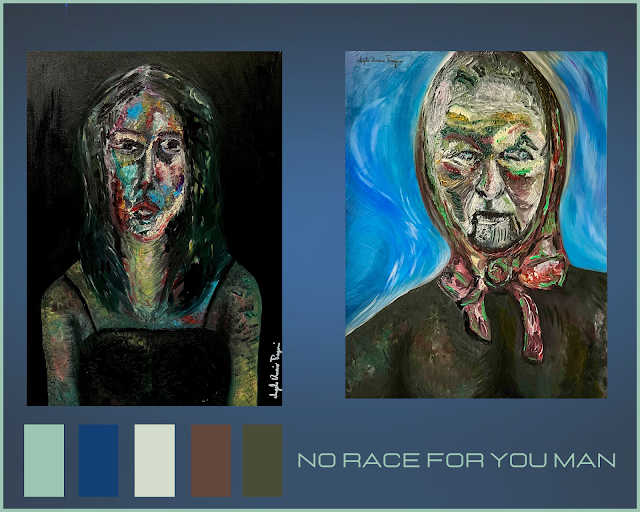 No race for You Man” di Angelo Orazio Pregoni : Rough black and bright - RB&B, Windy blue and cold – WB&C.