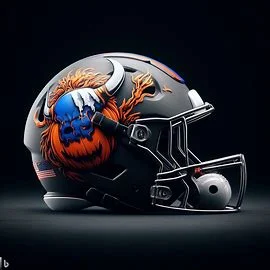 Buffalo Bulls Halloween Concept Helmets