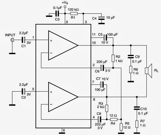 TDA2005 Audio Amplifier 2x10w