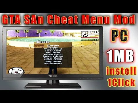 GTA San Andrea Cheat Menu Mod for PC | Instellino in 1 Click  Download