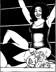 womens wrestling comics Love and Rockets