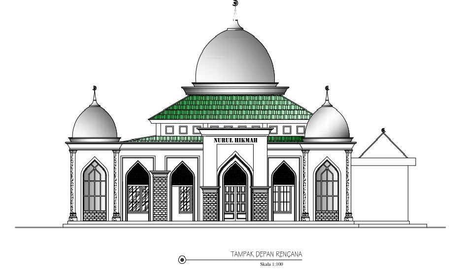 53 Model Desain Masjid Minimalis Modern Unik Terbaru 2019 