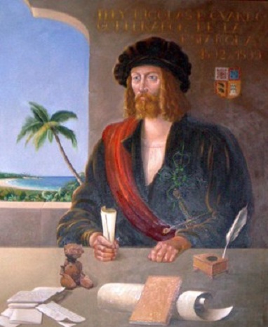 retrato Nicolás Ovando pintura