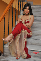 Rachana Smith in a Red Deep Neck Leg Split Gown ~  Exclusive Galleries 048.jpg