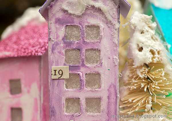 Layers of ink - Winter Village Tutorial by Anna-Karin Evaldsson.