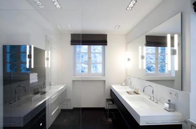 Germany, Living Room, Bathroom, Modern