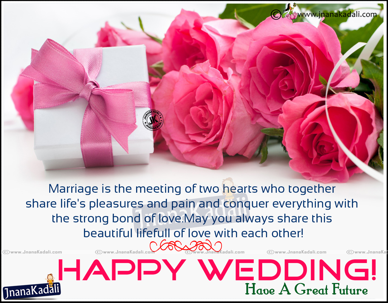 Happy Married Life Messages and Wishes in English | JNANA KADALI.COM