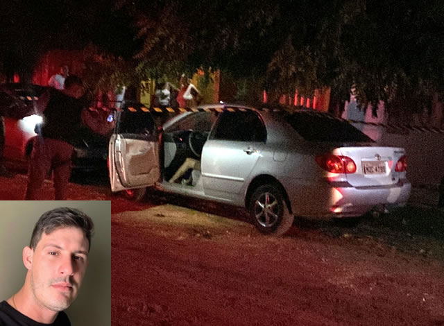 Homem é executado a tiros enquanto dirigia carro na cidade de São Bento