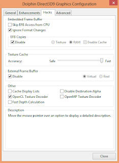 Graphics Hack Setting Dolphin 4.0.1 Emulator 