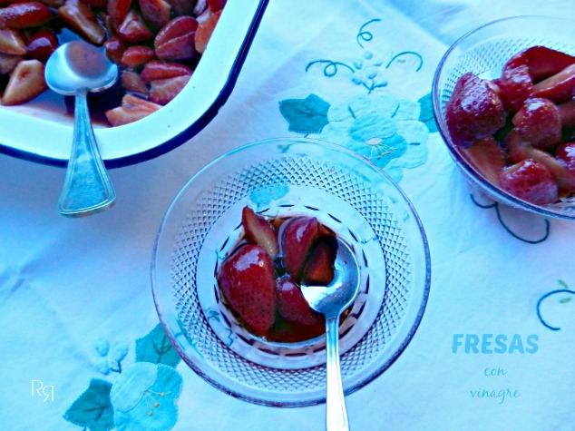 "Fresas con vinagre"