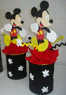 Children's Parties, Baby Mickey Mouse Decoration, Centerpieces