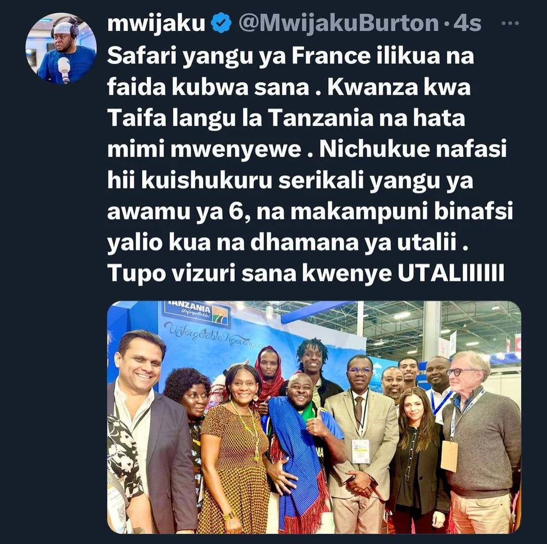 Mwijaku Aweka Picha Hii Nakuijibu Bodi ya Utalii Kwa Kutumia Fumbo Hili..