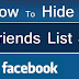 How to Hide Your Friends On Facebook