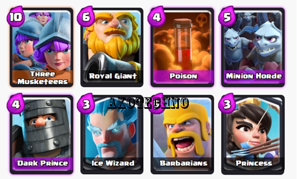 Susunan Battle Deck Terbaik Pada Arena 7 Clash Royale