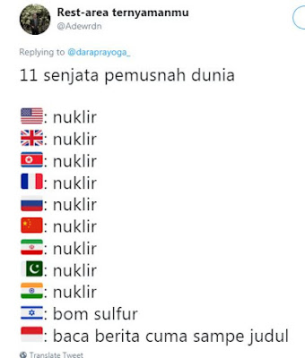 10 Meme 'Senjata Pemusnah Dunia' Ini Bisa Bikin Ledakan Ngakak