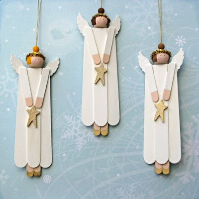 Kids Christmas Crafts - Angels, Candles, Christmas Star. Детские поделки на Рождество - Ангелы, свечи, рождественская звезда