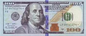 Купюры долларов США номиналом в 100$