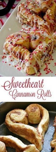 Sweetheart Cinamon Rolls Recipe