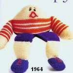   patron gratis muñeco Humpty amigurumi de punto, free knit amigurumi pattern Humpty doll 