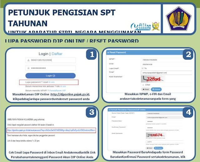 SPT Pajak Tahunan untuk PNS Melalui Online