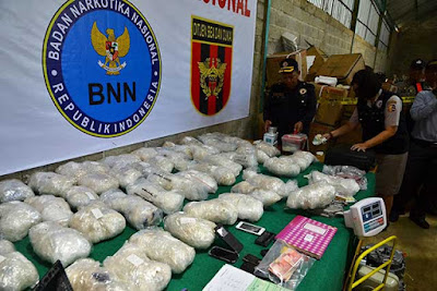 Drug bust Indonesia