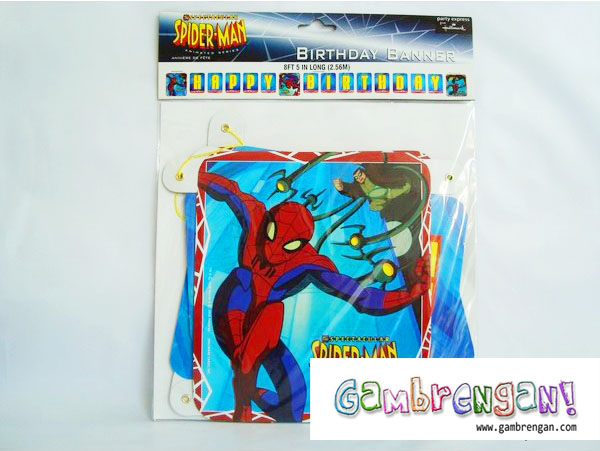 Banner Spiderman - A Badut Jakarta Kids Event Organizer - party ...