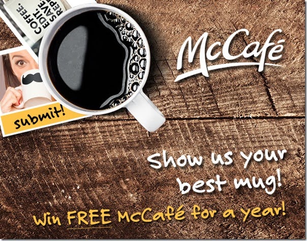 win free McCafe Coffee for a year