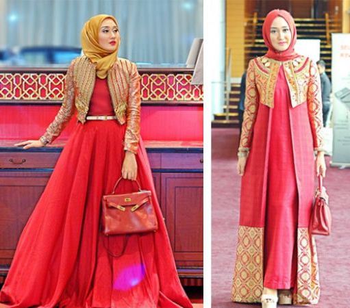 15 Model  Baju  Gamis  Muslimah Modern