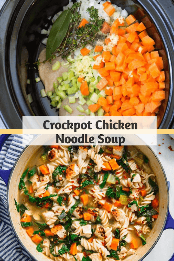 Chicken Noodle Soup Crock Pot Slow Cooker Eeasy Recipes