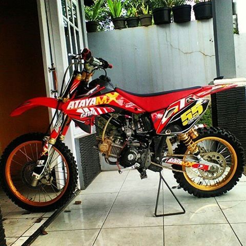 Kumpulan Gambar Modifikasi Motor Trail Bebek Modif Jupiter 