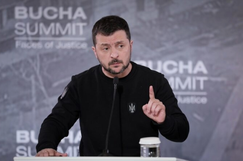 Imagem de arquivo do presidente da Ucrânia, Volodímir Zelenski | EFE/EPA/OLEG PETRASYUK
