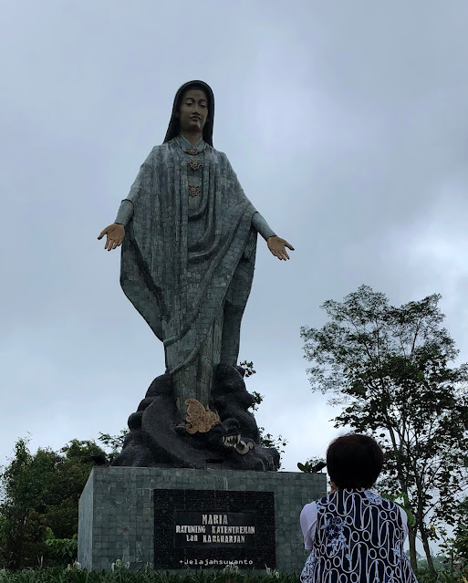 Mbok Tentrem, Bunda Maria Ratuning Katentreman lan Karaharjan di Taman Doa Maria Gantang, Ⓒjelajahsuwanto