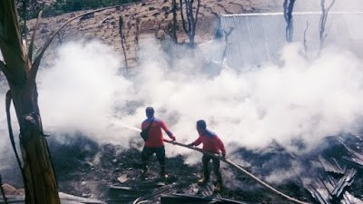 Rumah Warga Toke Desa Kala Donggo Hangus Terbakar, Kerugian Ditaksir Rp100 Juta