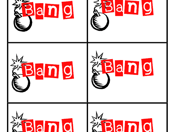 Bang game for Word Family