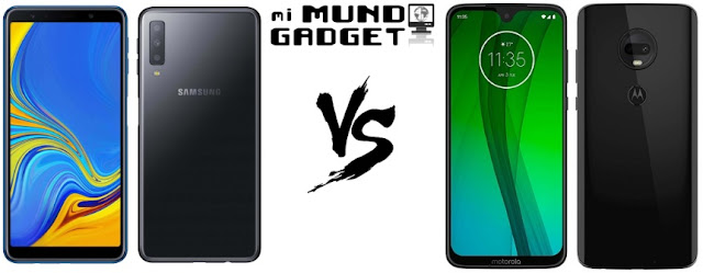 Comparativa: Samsung Galaxy A7 vs Moto G7