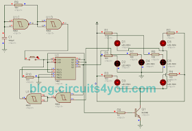 Electronic Dice Circuit Diagram