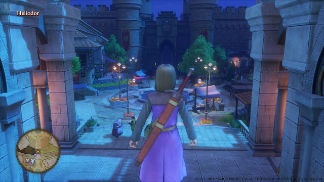 Dragon Quest XI - Echoes of an Elusive Age - Heliodor Nighttime