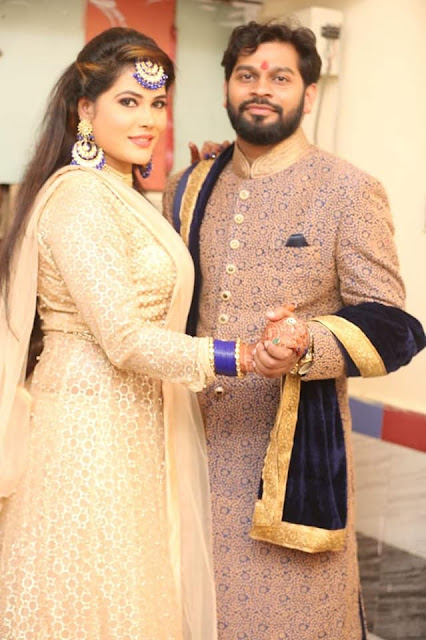 Seema Singh engagement Photo