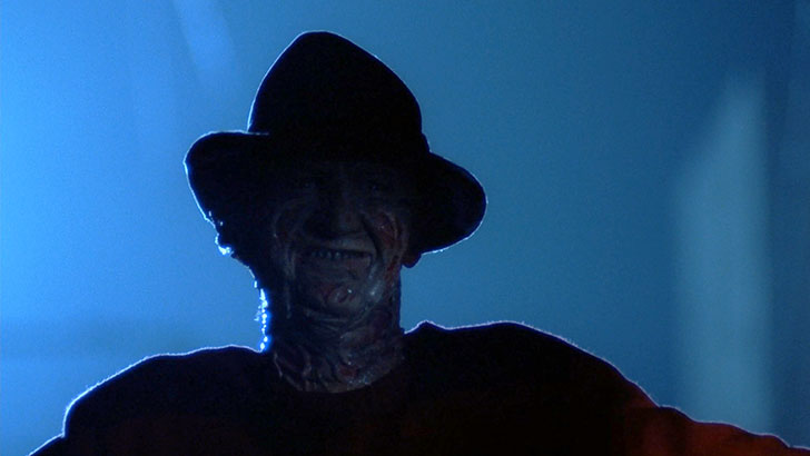 O ator Robert Englund como Freddy Krueger no filme 'A Hora do Pesadelo'