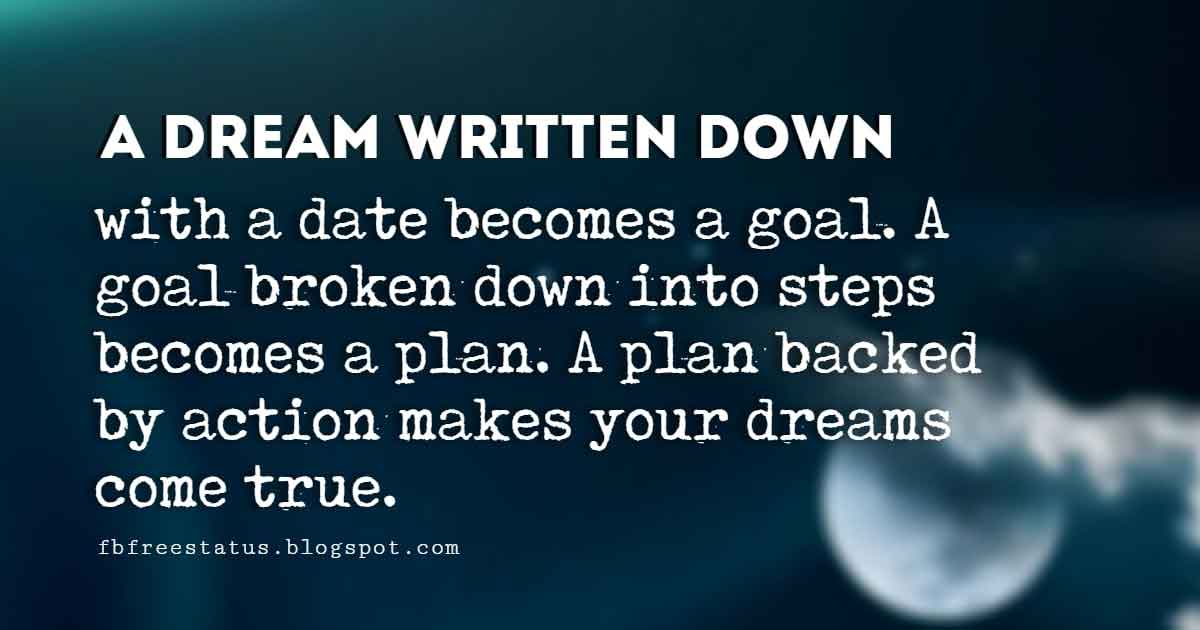 Inspirational Dreams Quotes With Images & Pictures