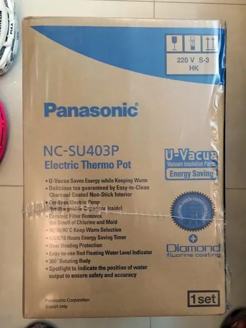 PANASONIC NC-SU403P 電熱水瓶的包裝箱