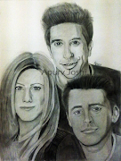 Jennifer Aniston, David Schwimmer, Matt Leblanc (Friends TV show)